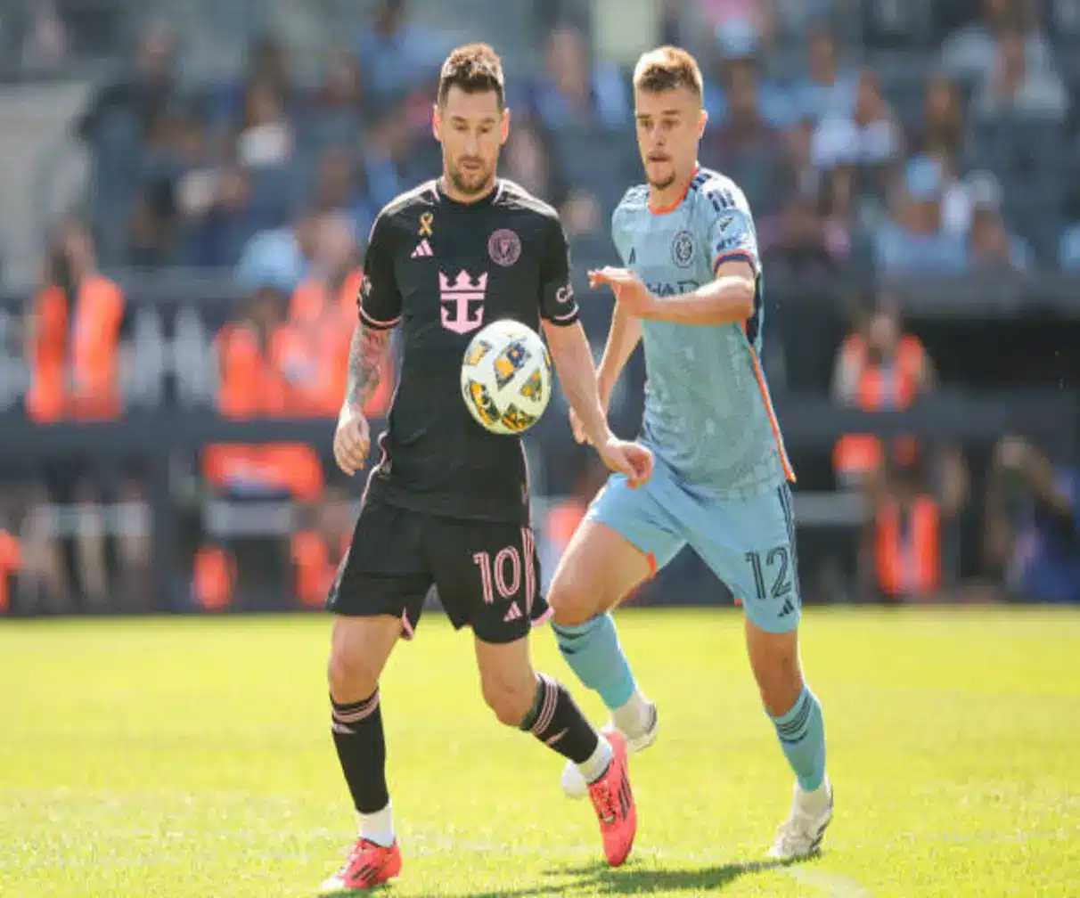 Lionel Messi in Inter Miami vs New York City