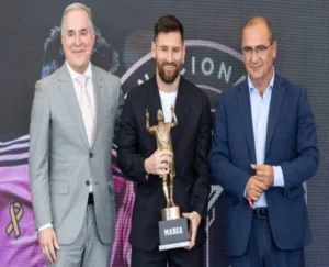 Lionel Messi with Marca Award 2024