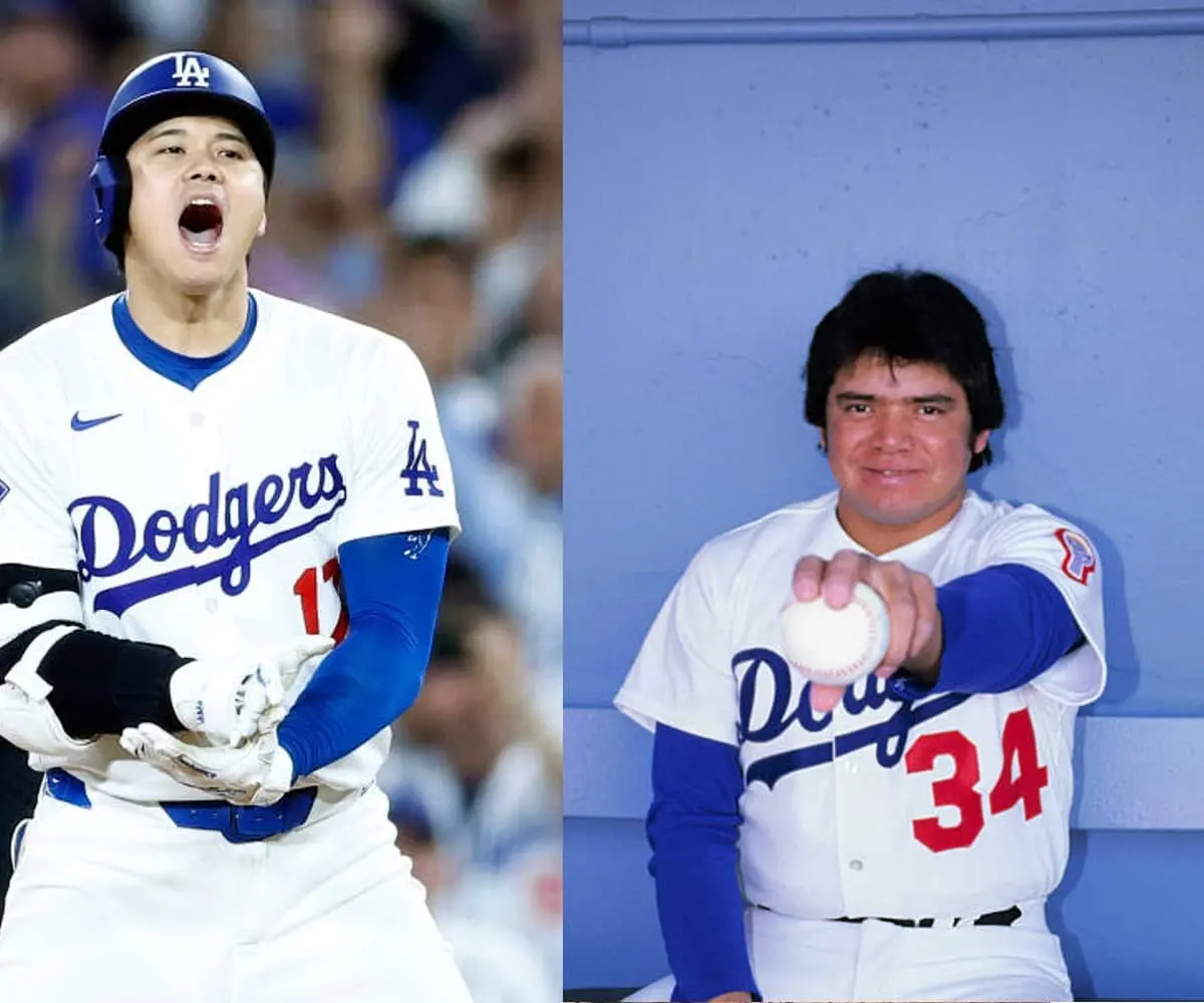 Shohei Ohtani and Fernando Valenzuela