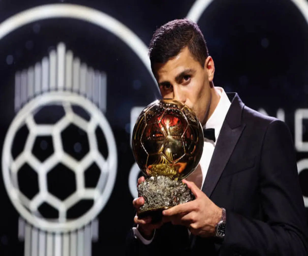 Rodri Hernandez wins the 2024 Ballon d'Or