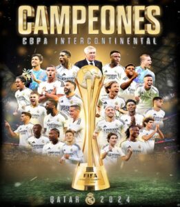 Real madrid won inter continental cup 2024